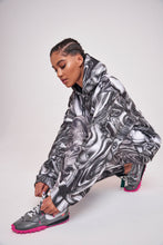 Load image into Gallery viewer, Chrome Print Oversized Hoodie