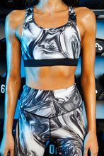Load image into Gallery viewer, Chrome Print Sports Bra
