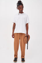 Load image into Gallery viewer, Tan Vegan Leather Saddle Bag
