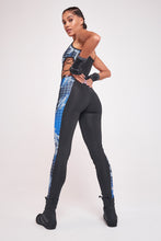 Load image into Gallery viewer, Heartbeat Print Cut Out Catsuit
