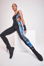 Load image into Gallery viewer, Heartbeat Print Cut Out Catsuit
