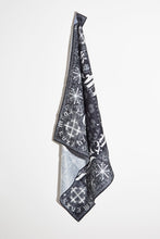 Load image into Gallery viewer, Black &amp; White Gothic Bandana
