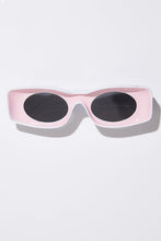 Load image into Gallery viewer, Pink &amp; White Retro Sunglasses
